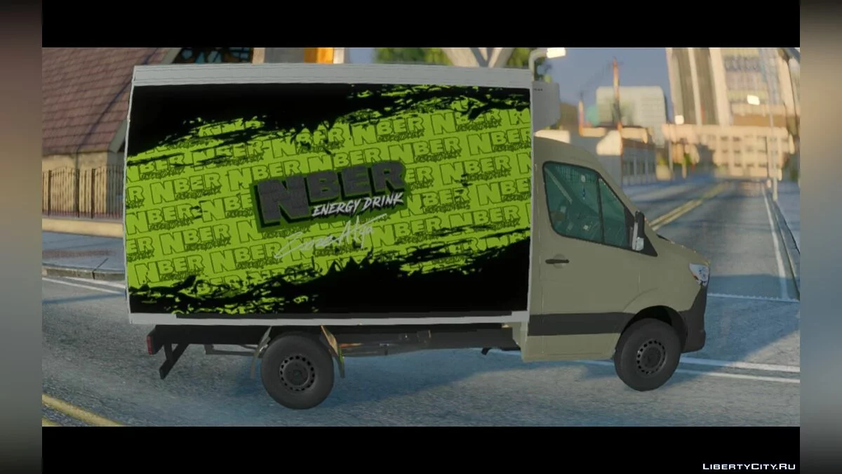 Mercedes-Benz Sprinter Transporter - Энергетический напиток BER / GTA San Andreas