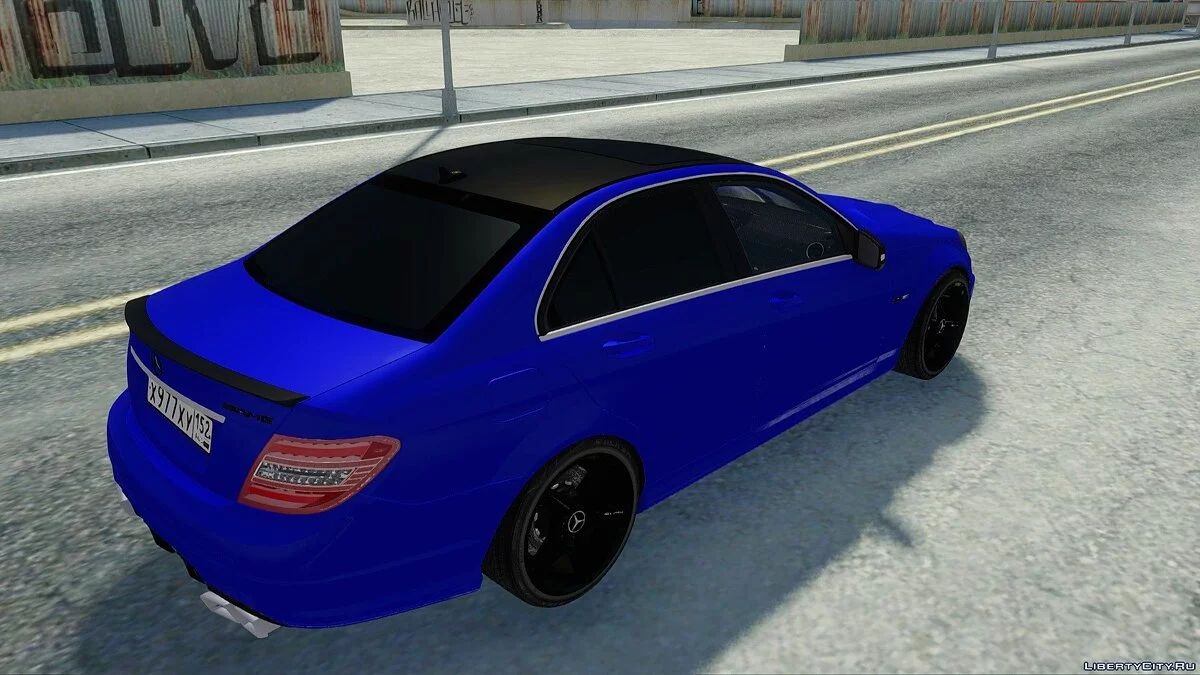 Mercedes-Benz C63 W204 / GTA San Andreas