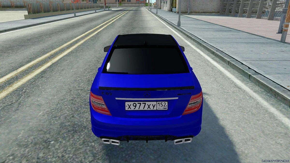 Mercedes-Benz C63 W204 / GTA San Andreas