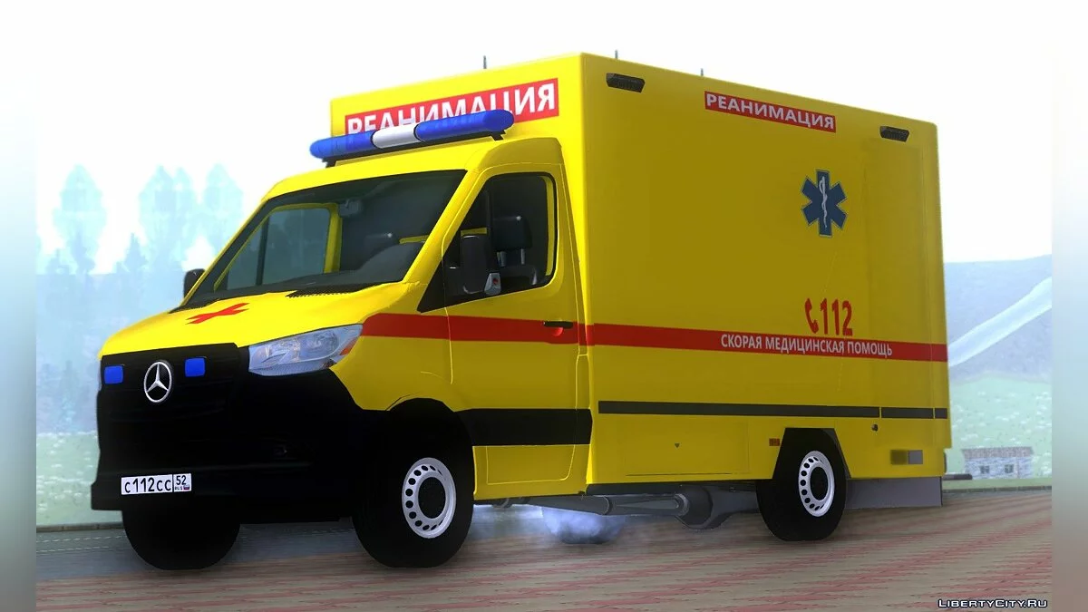 Mercedes-Benz Sprinter Реанимация / GTA San Andreas