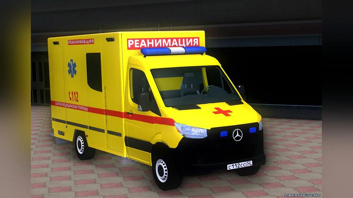 Mercedes-Benz Sprinter Реанимация / GTA San Andreas