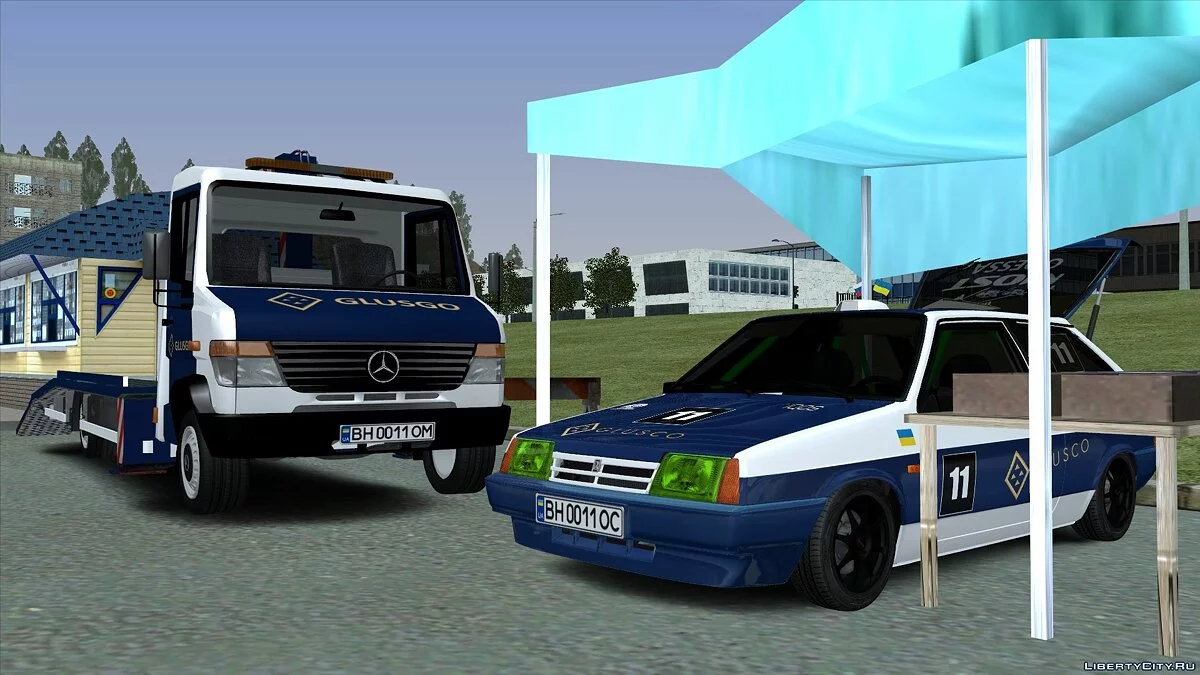 Mercedes-Benz Vario Эвакуатор Glusco / GTA San Andreas