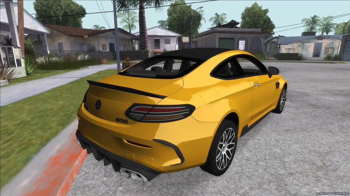 Mercedes-Benz W205 Coupe Brabus 650 / GTA San Andreas