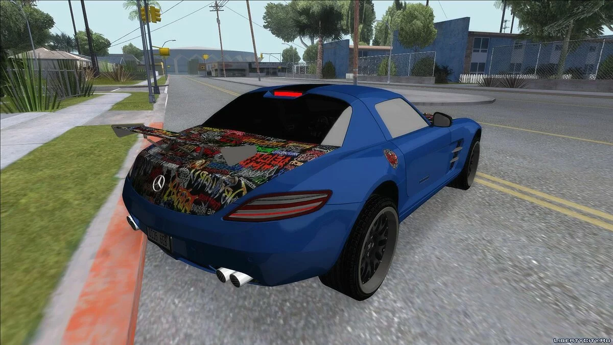 Mercedes SLS AMG Hamann 2010 Metal Style / GTA San Andreas