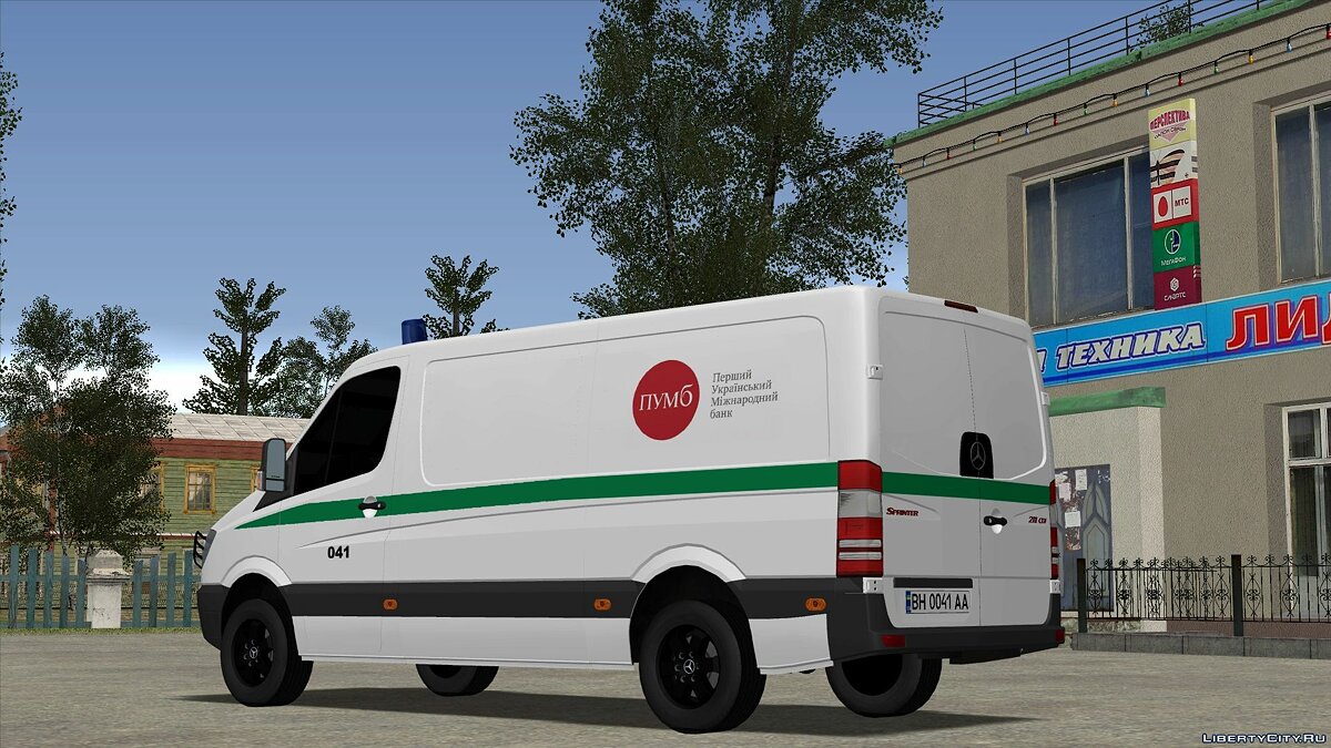 Скачать Mercedes Sprinter Инкассация для GTA San Andreas