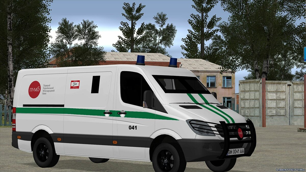 Скачать Mercedes Sprinter Инкассация для GTA San Andreas