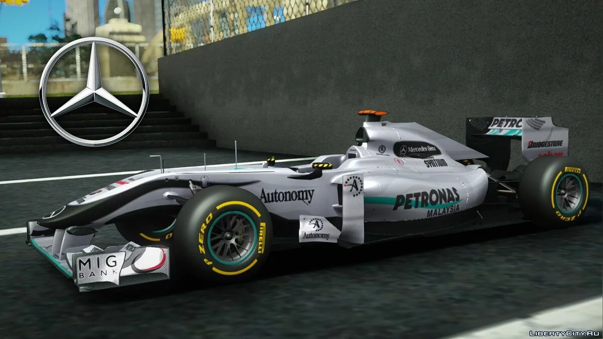 Mercedes-Benz MGP W01 / GTA San Andreas