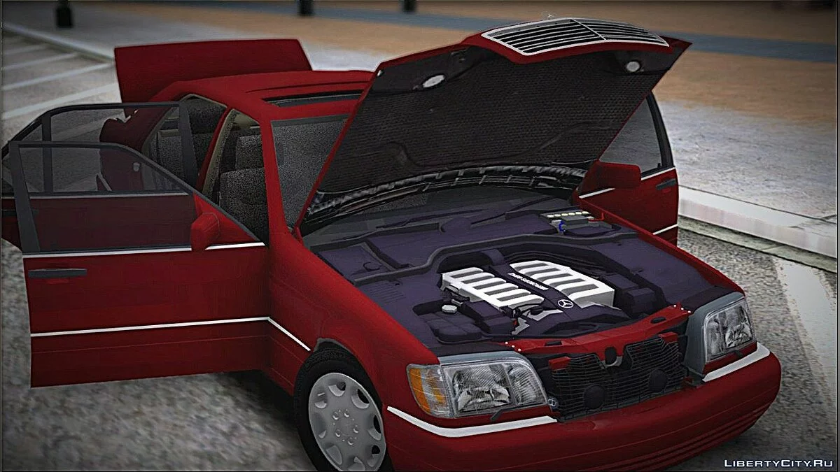 Mercedes-Benz W140 S600 Stock / GTA San Andreas