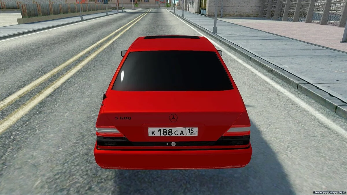 Mercedes-Benz W140 S600 / GTA San Andreas