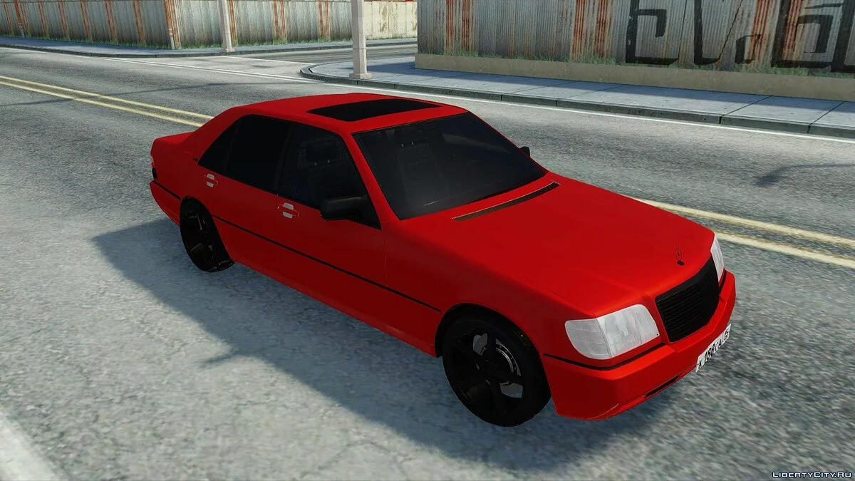 Mercedes-Benz W140 S600 / GTA San Andreas