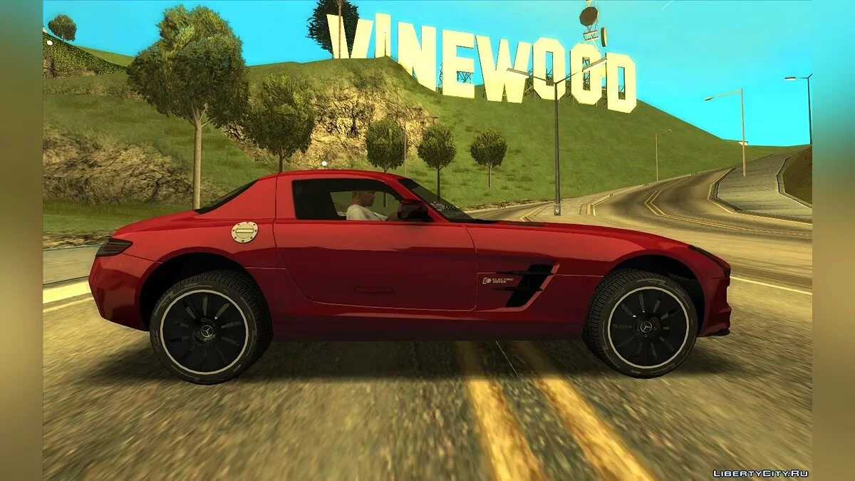 2013 Mercedes-Benz SLS AMG Electric Drive / GTA San Andreas