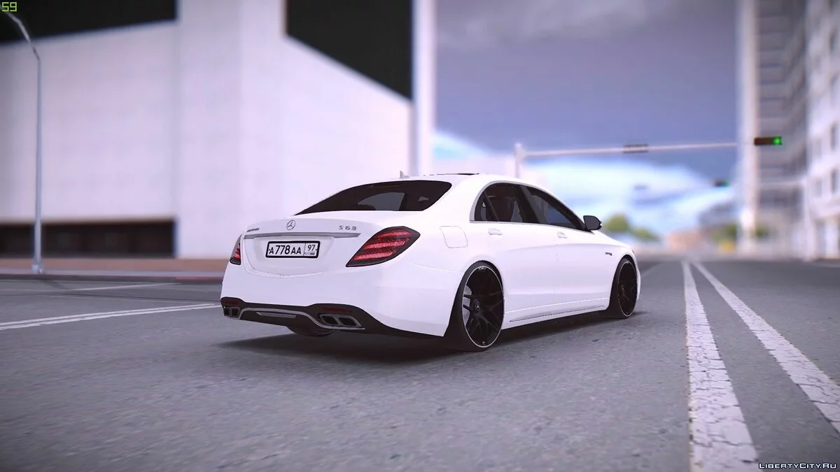 Mercedes-Benz S63 AMG 2018 / GTA San Andreas