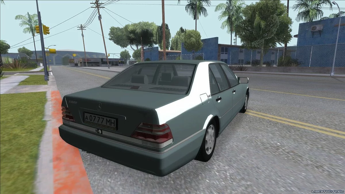 Mersedes-Benz W140 S600 / GTA San Andreas