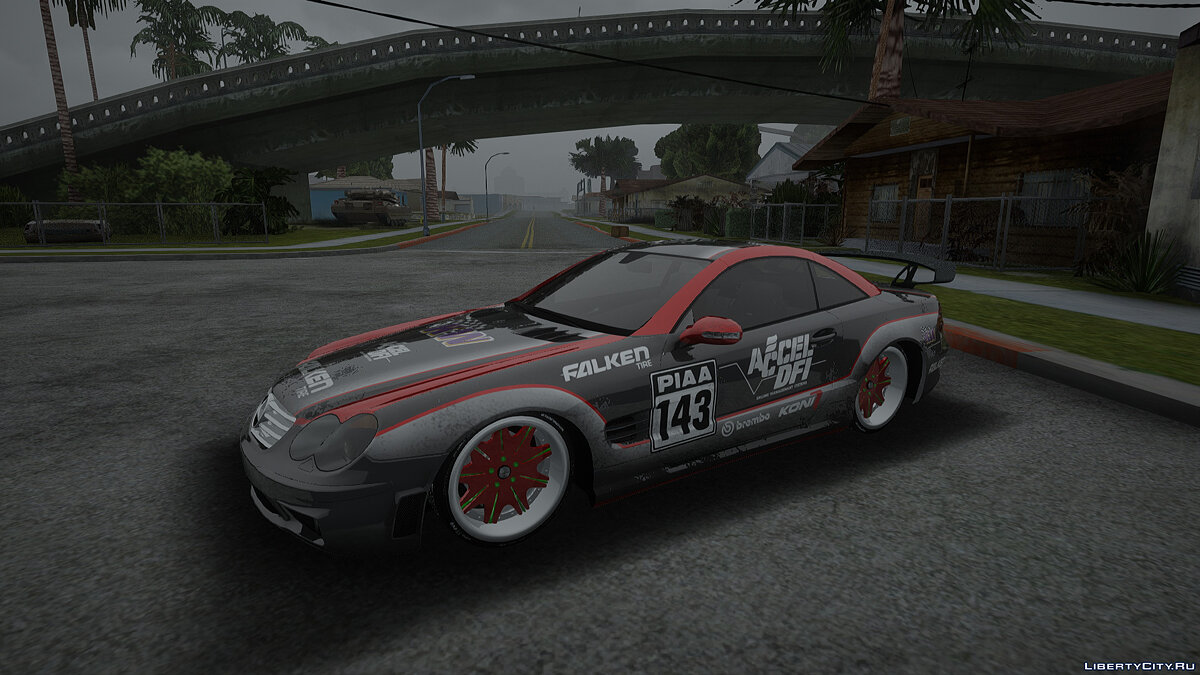 Скачать Mercedes-Benz SL65 AMG Racing Edition (4 покраски) для GTA San  Andreas