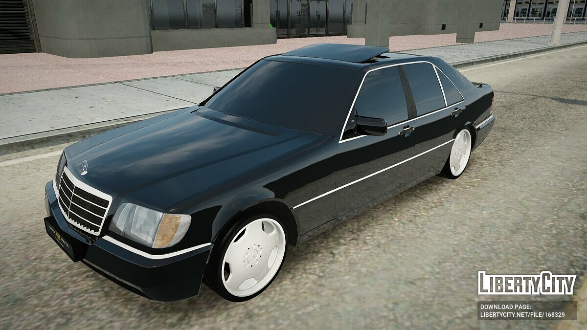 Скачать Mercedes-Benz W140 для GTA San Andreas