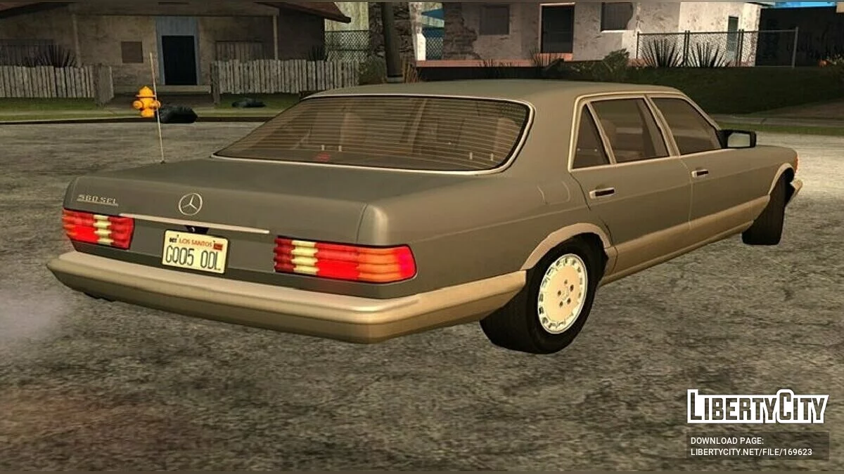 Mercedes-Benz 560SEL 1987 US-Spec / GTA San Andreas