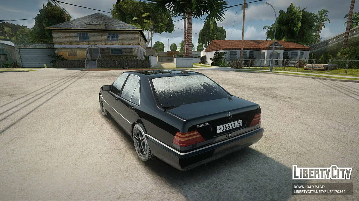 Mercedes-Benz 500 SE W 140 Зимняя версия / GTA San Andreas