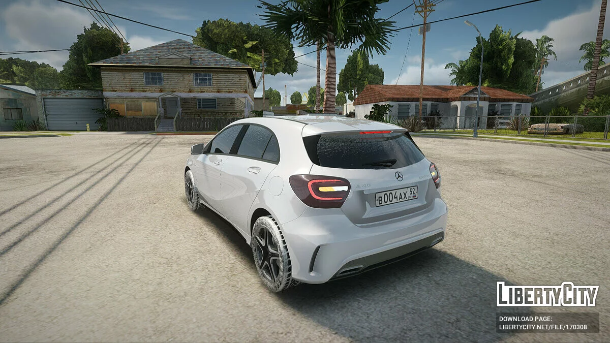 Mercedes-Benz A45 AMG Зимняя версия / GTA San Andreas