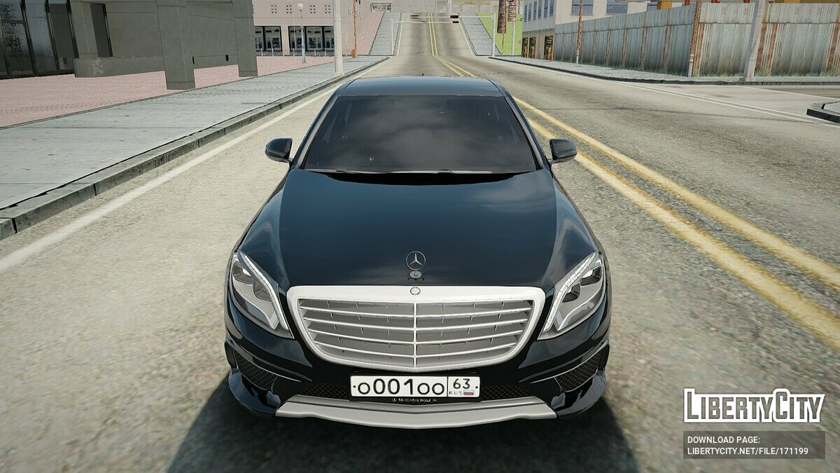 Скачать Mercedes-Benz S-Class W222 для GTA San Andreas