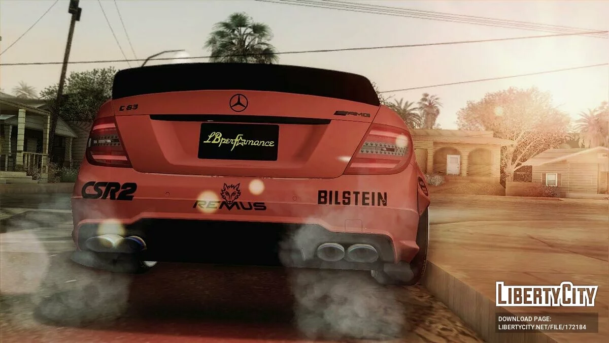 2014 Mercedes C63 Black Series Liberty walk / GTA San Andreas