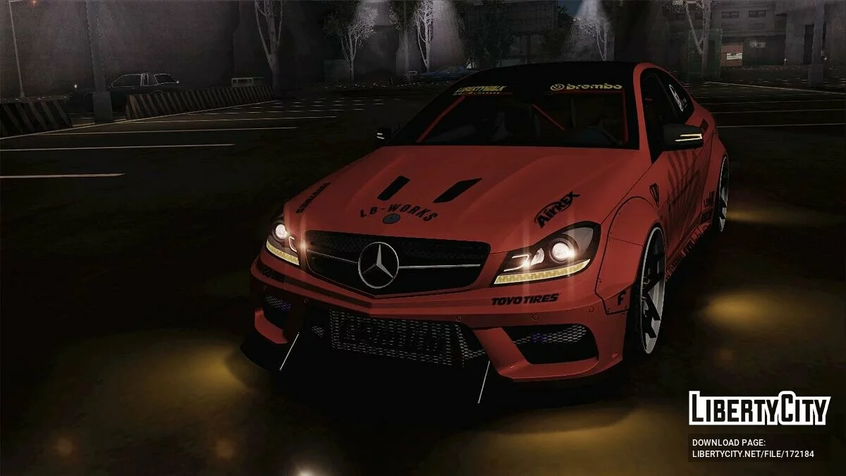 2014 Mercedes C63 Black Series Liberty walk / GTA San Andreas
