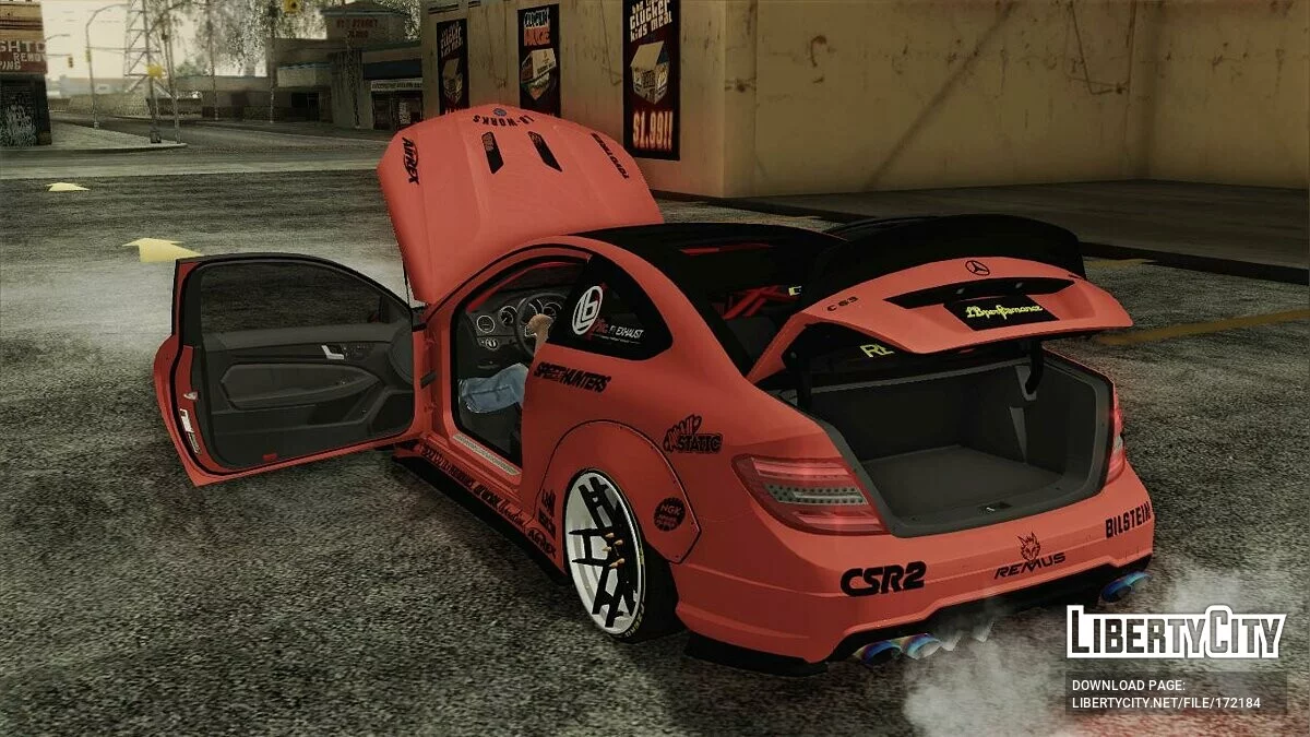 2014 Mercedes C63 Black Series Liberty walk / GTA San Andreas