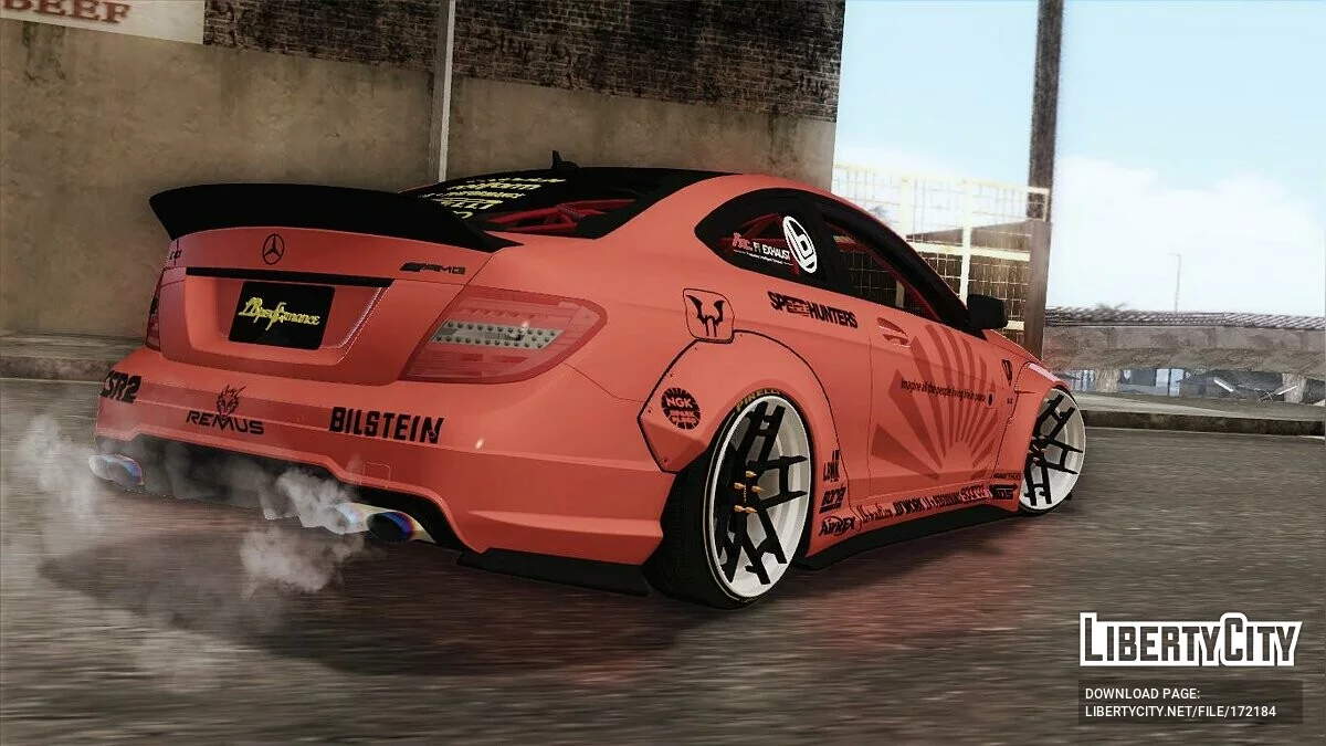 2014 Mercedes C63 Black Series Liberty walk / GTA San Andreas