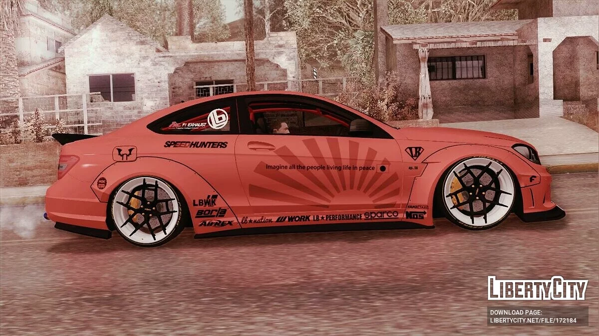 2014 Mercedes C63 Black Series Liberty walk / GTA San Andreas