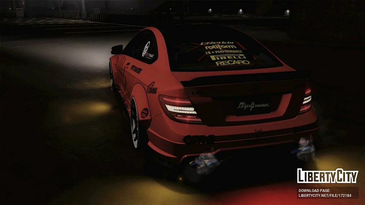 2014 Mercedes C63 Black Series Liberty walk / GTA San Andreas