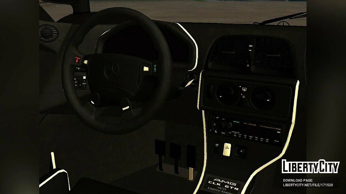 Mercedes-Benz CLK GTR / GTA San Andreas