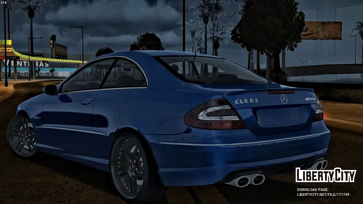 Mercedes-Benz CLK63 AMG W209 / GTA San Andreas