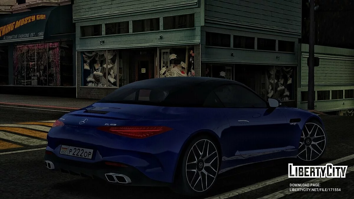 Mercedes-Benz SL63 AMG 2022 / GTA San Andreas