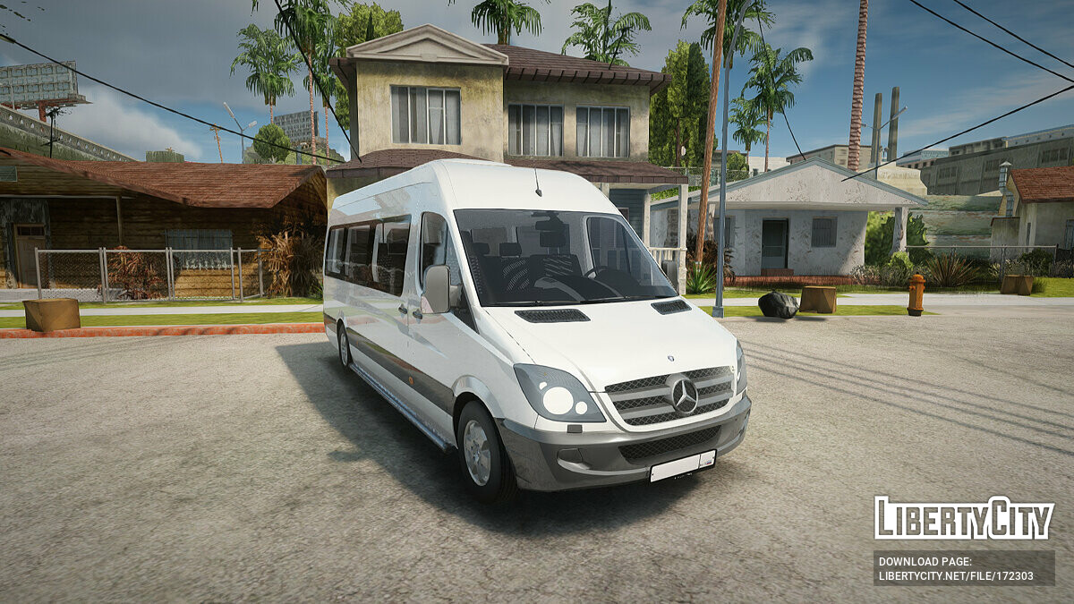 Скачать Mercedes-Benz Sprinter для GTA San Andreas