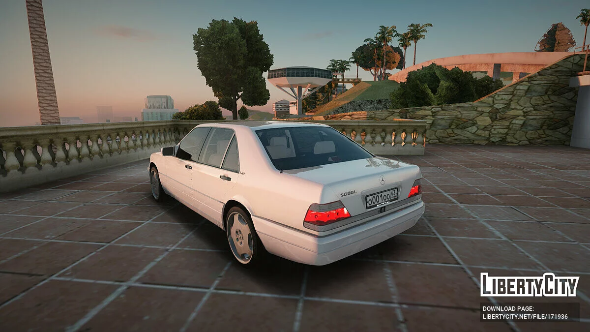 Mercedes-Benz W140 S600L / GTA San Andreas