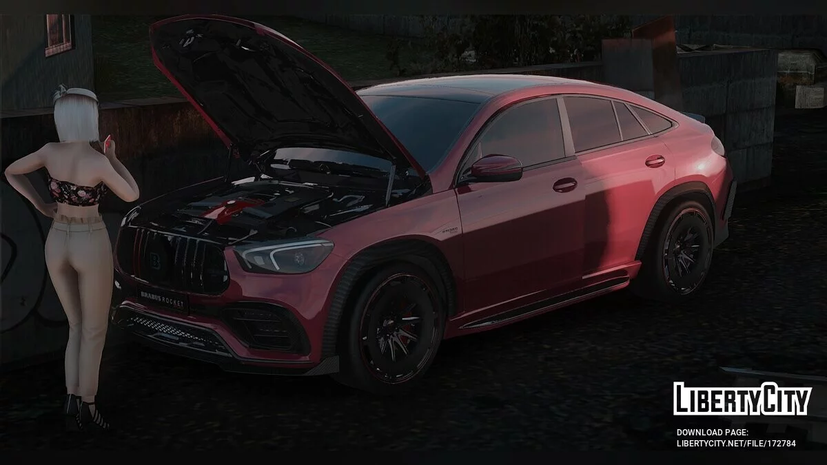 Mercedes-Benz GLE 900 Coupe Brabus Rocket / GTA San Andreas