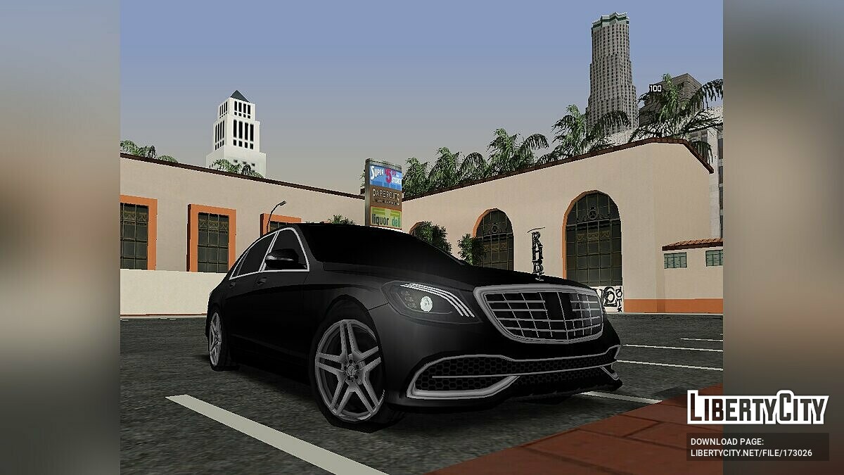 Скачать Mercedes-Benz S-Class W222 для GTA San Andreas