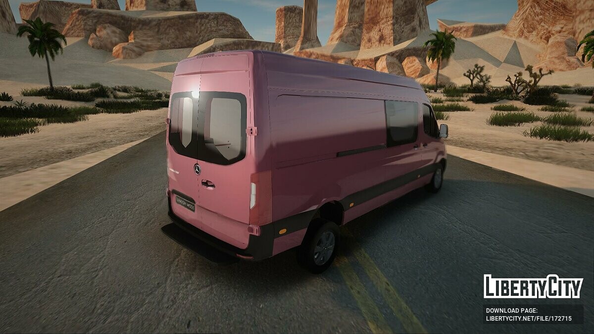 Скачать Mercedes-Benz Sprinter 2019 для GTA San Andreas