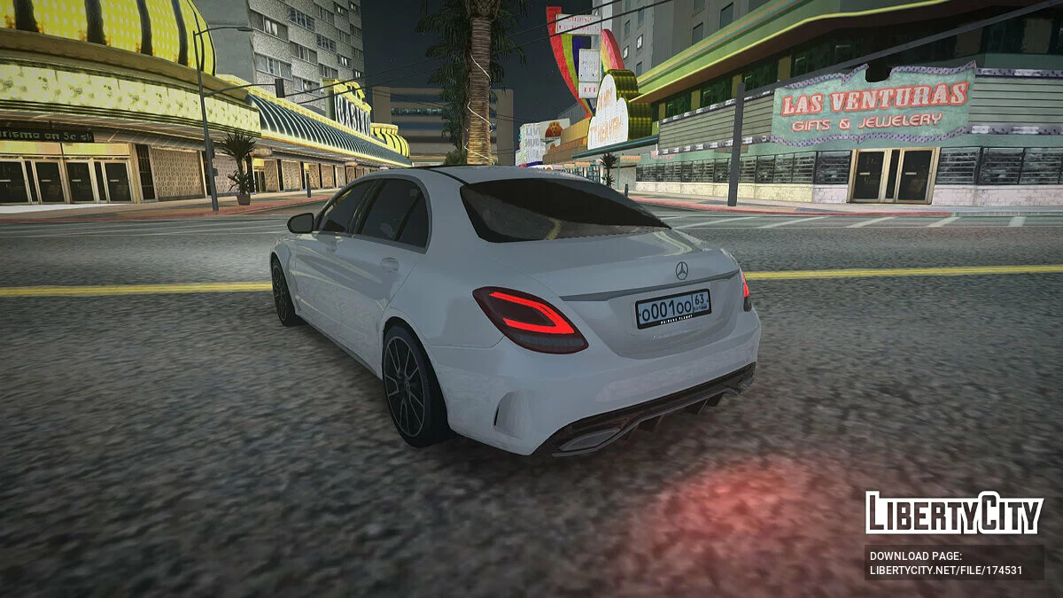 Mercedes-Benz C63 / GTA San Andreas