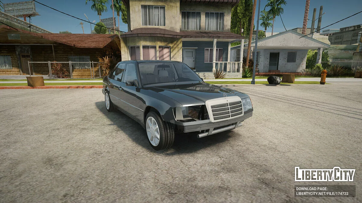 Mercedes-Benz W124 Разбор / GTA San Andreas