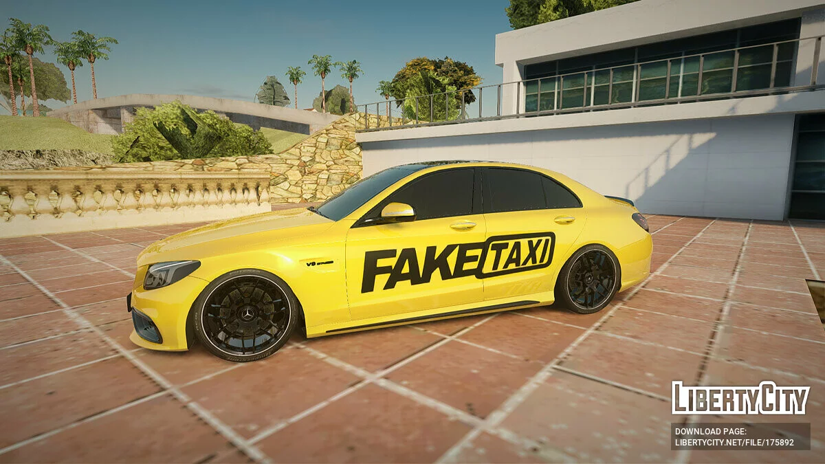 Mercedes-Benz C63 Fake Taxi / GTA San Andreas