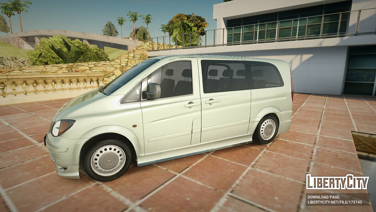 Скачать Mercedes-Benz Vito для GTA San Andreas