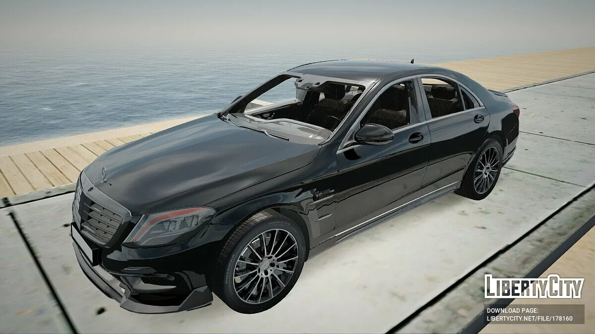 Mercedes-Benz S63 (Stock-Brabus-Wald) / GTA San Andreas