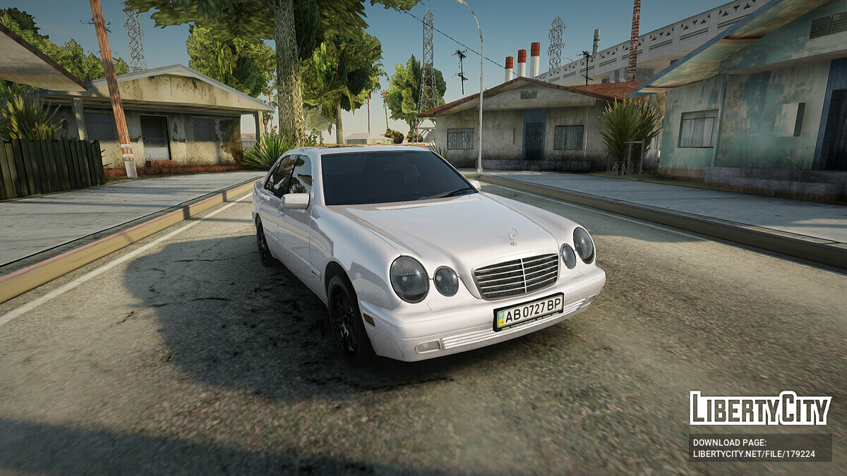 Скачать Mercedes-Benz E220 для GTA San Andreas