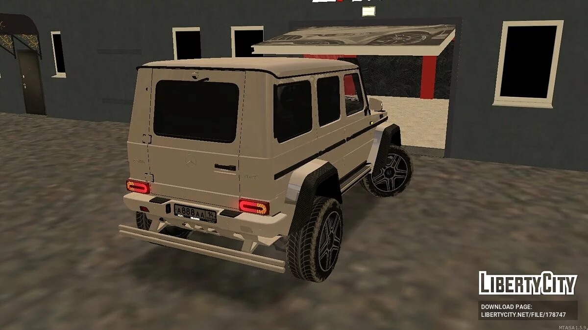 Mercedes-Benz G500 4x4² Brabus / GTA San Andreas