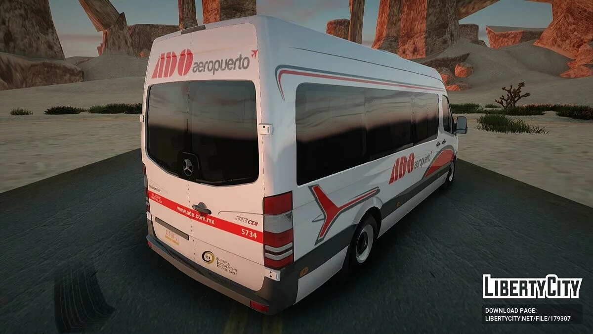 Mercedes-Benz Sprinter ADO Aeropuerto / GTA San Andreas