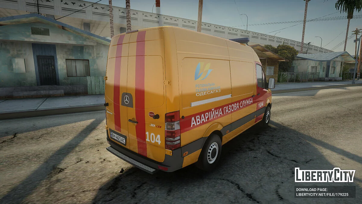 Mercedes-Benz Sprinter Газовая Служба Украины / GTA San Andreas