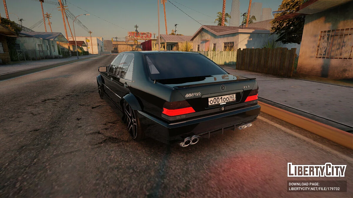 Mercedes-Benz W140 S600 L / GTA San Andreas