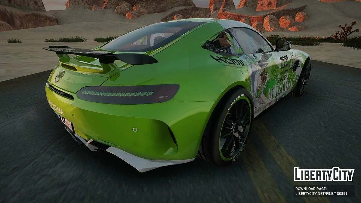 Mercedes Benz AMG Itasha Kusanali Nahida GT / GTA San Andreas