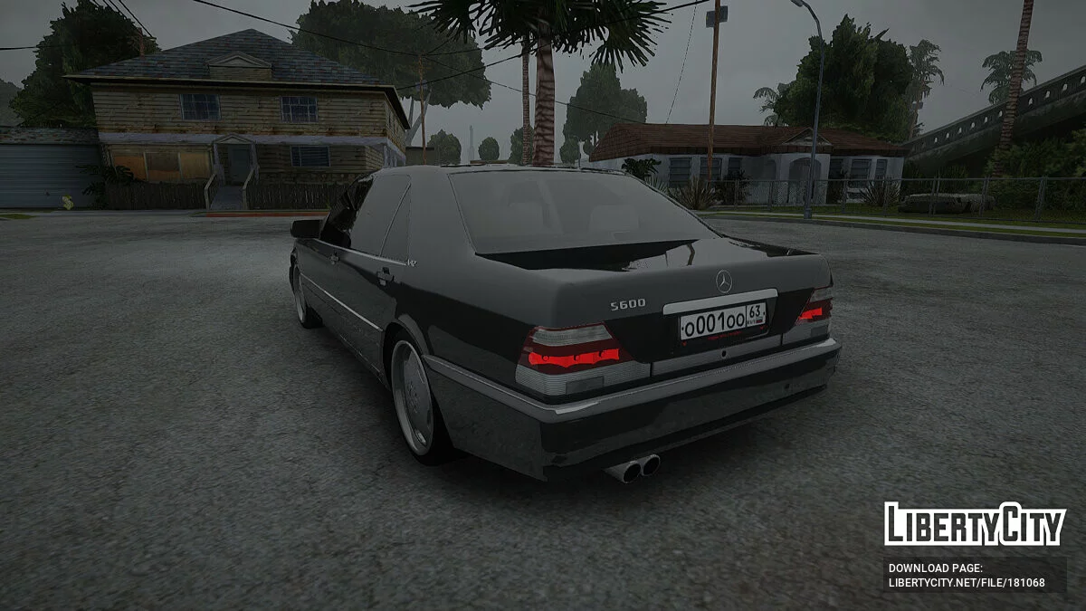 Mercedes-Benz W140 S600 / GTA San Andreas