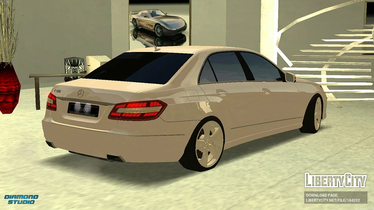 Mercedes-Benz E500 W212 + CCD / GTA San Andreas
